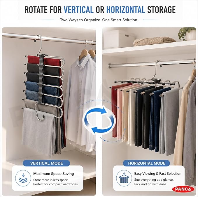 SMARTHOM™ Smartspace Foldable Clothes Hanger