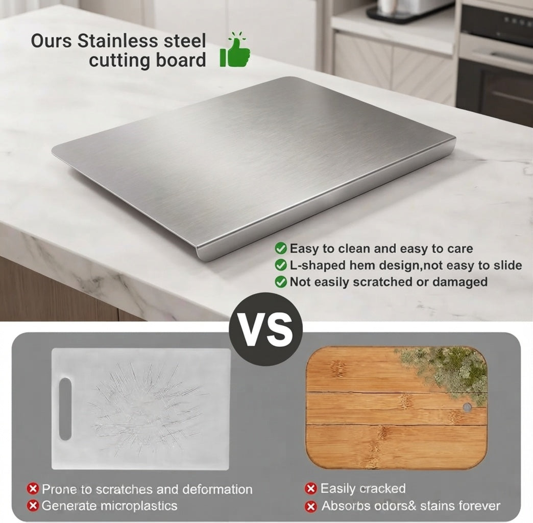 SMARTHOME™ Stainless Steel Food Prep Board