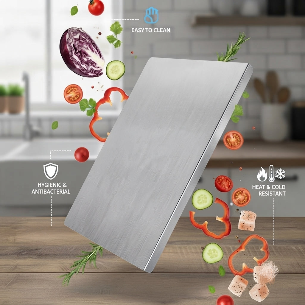 SMARTHOME™ Stainless Steel Food Prep Board
