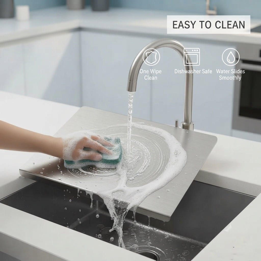SMARTHOME™ Stainless Steel Food Prep Board