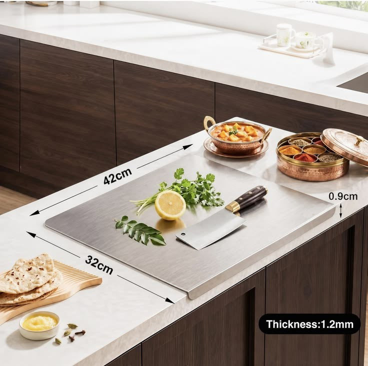 SMARTHOME™ Stainless Steel Food Prep Board